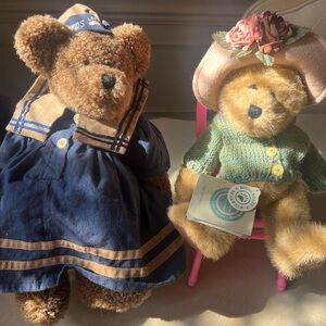 BOYDS BEARS PLUSH YARDLEY FITZHAMPTON & MRS. TRUMBULL RETIRED